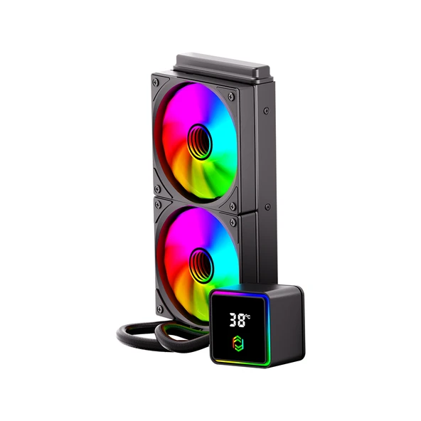 FRISBY FCL-240B ARGB 240 LIQUID COOLER BLACK - Resim 2
