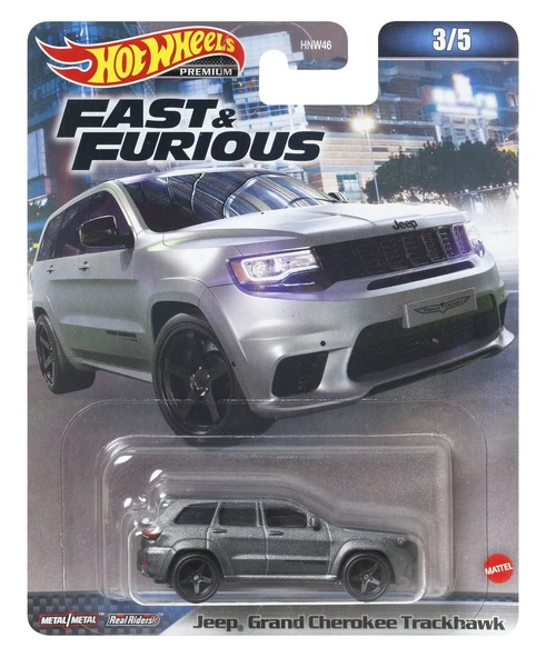 Hot Wheels Premium Fast and Furious Jeep Grand Cherokee Trackhawk HNW46-HNW48 ürün görseli 1