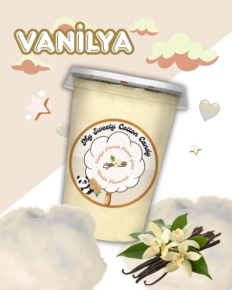 VANİLYA AROMALI GURME PAMUK ŞEKER - Resim 6