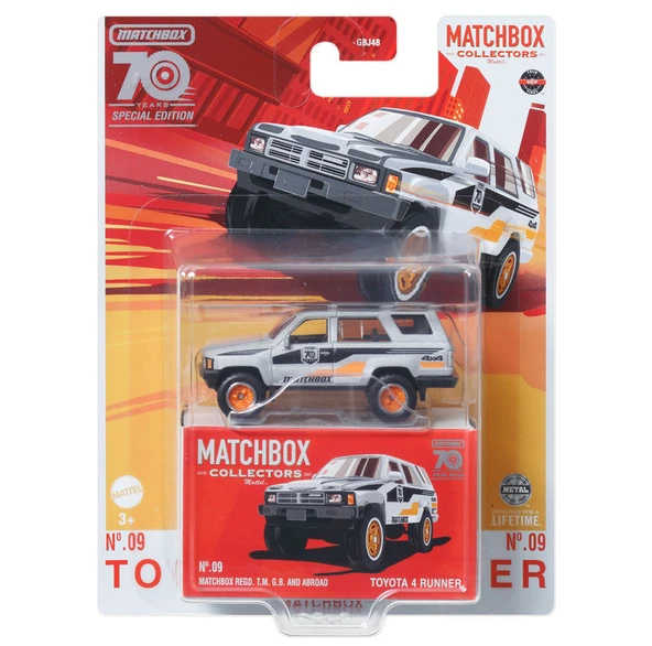 Matchbox 70. Yıla Özel Toyota 4 Runner Koleksiyon Aracı HLJ67 ürün görseli 1
