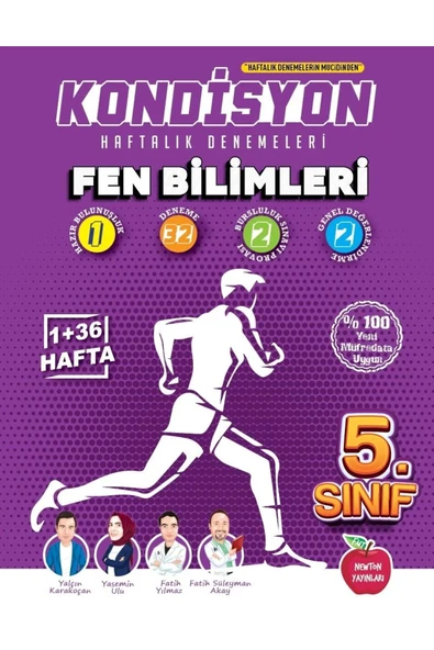 Newton 5. Sınıf Kondisyon Fen Bilimleri Haftalık Kazanım Denemeleri 37 Hafta ürün görseli 1
