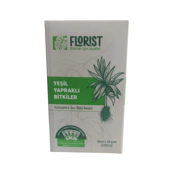 Florist Yeşil Yapraklı Bitkiler Sıvı Konsantre Bitki Besini ürün görseli 1