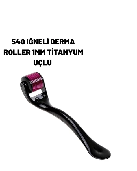 Ev Tipi Mikro İğneli Cilt Bakım Aleti – 1 mm Titanyum Roller ürün görseli 1