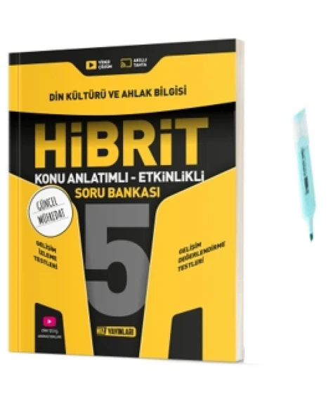5.Sınıf HİBRİT Din Kültürü Konu Anlatımlı Etkinlikli Soru Bankası (Yeni Müfredat) ürün görseli 1