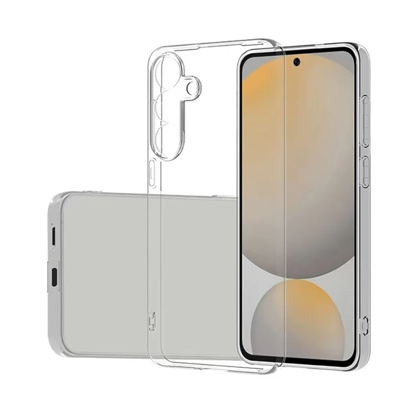Galaxy S25 FE Kılıf ZNTH Süper Silikon Kapak - Şeffaf ürün görseli 1