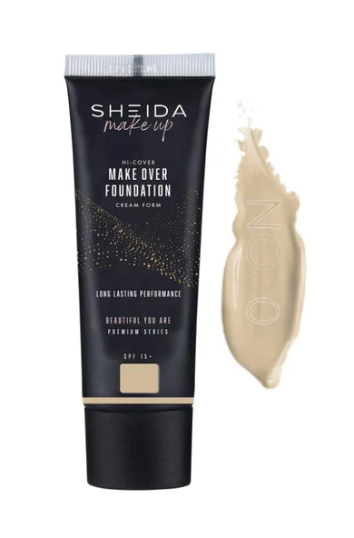 Sheida Make Over Krem Fondöten No:10 ürün görseli 1