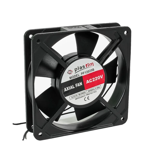 Plastim 120x120x25mm 220vac Bilezikli Aksiyel Fan - PF12025B ürün görseli 1