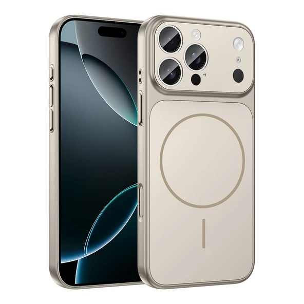 iPhone 15 Pro Max Uyumlu İphone 17 Görünümlü Kılıf Kablosuz Şarj Özellikli Kamera Korumalı Formen Kapak ürün görseli 1