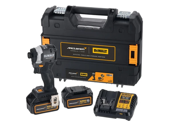 Dewalt X McLaren DCF85MP2T 18V XR 5.0 Ah Kompakt Darbeli Tornavida ürün görseli 1