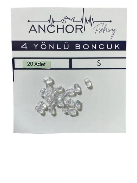 Anchor 4 Yollu Boncuk S Beden 20 li Paket ürün görseli 1