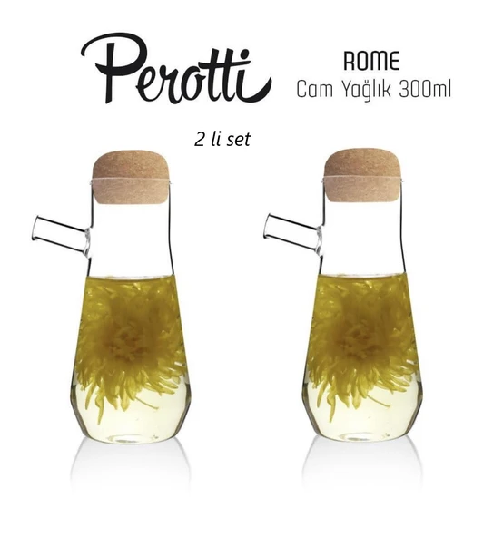 Perotti rome borosilikat cam yağlık - sirkelik 300 ml. 13348 ürün görseli 1