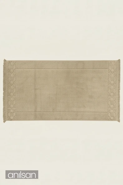 Fesun %100 Pamuk Ayak Havlusu - Vizon 60x130, 690 Gr ürün görseli 1