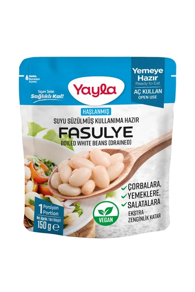 Yayla Haşlanmış Suyu Süzülmüş Fasulye 150 gr ürün görseli 1