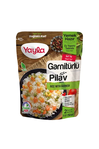 Yayla Hazır Yemek Garnitürlü Pilav 250 gr ürün görseli 1