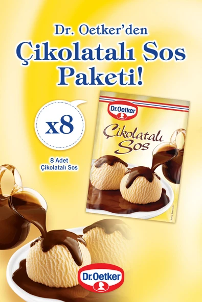 Dr. Oetker Çikolatalı Sos 8'li ürün görseli 1
