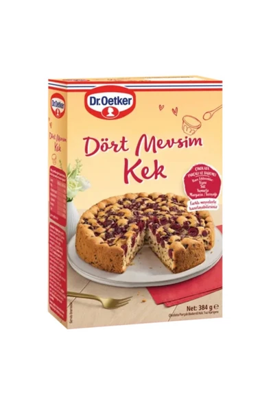 Dr. Oetker Dr.Oetker Dört Mevsim Kek Çikolata Parçalı Bademli 384 g ürün görseli 1
