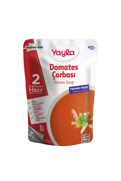 Yayla Yemek Hazır Domates Çorbası 250 gr ürün görseli 1