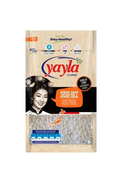 Yayla 500 Gr Gurme Sushi Pirinç X 2 Adet ürün görseli 1
