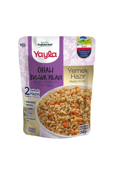 Yayla Yemek Hazır Chialı Bulgur Pilavı 250 gr ürün görseli 1
