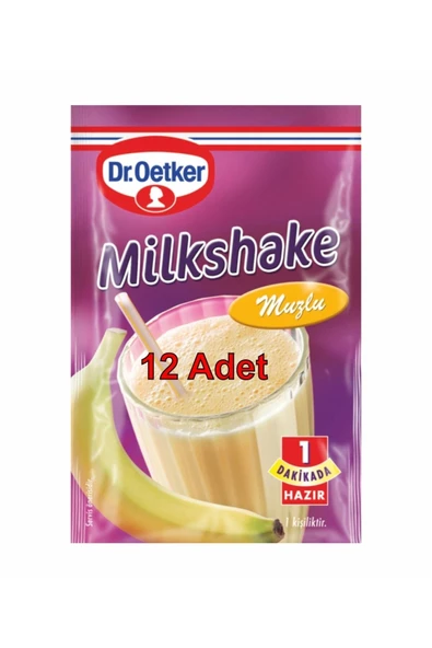 Dr. Oetker Milkshake Muzlu 12'li ürün görseli 1