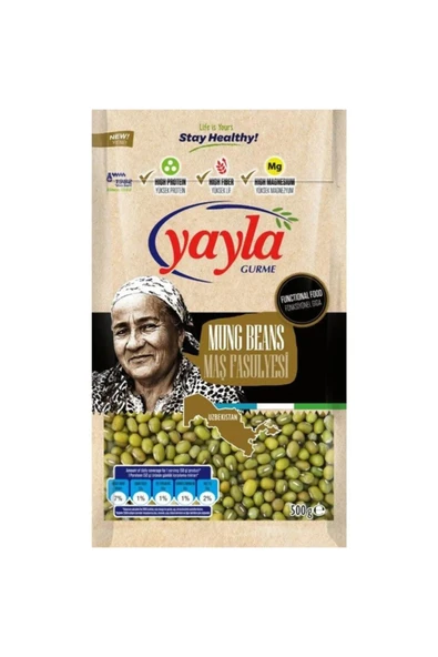 Yayla Gurme Maş Fasulye 500 G x 8 Adet (Koli) ürün görseli 1
