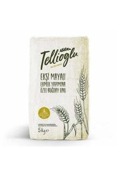 tellioğlu Ekşi Mayalı Ekmek Yapımına Özel Buğday Unu 5Kg ürün görseli 1