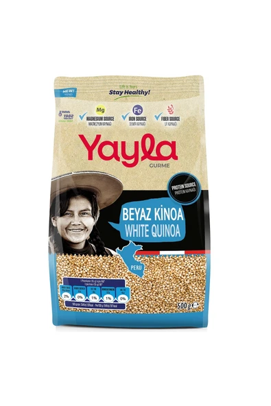 Yayla Gurme Beyaz Kinoa 500 G x 8 Adet (Koli) ürün görseli 1