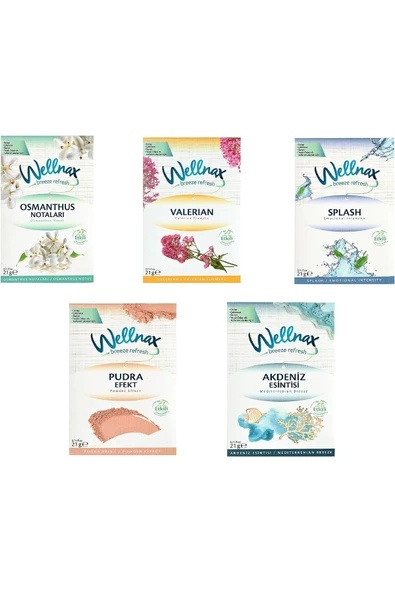 Wellnax Breeze Refresh Askılı Dolap ve Çekmece Kokusu ürün görseli 1