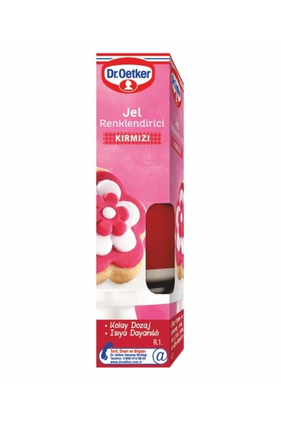 Dr. Oetker Jel Renklendirici Kırmızı ürün görseli 1
