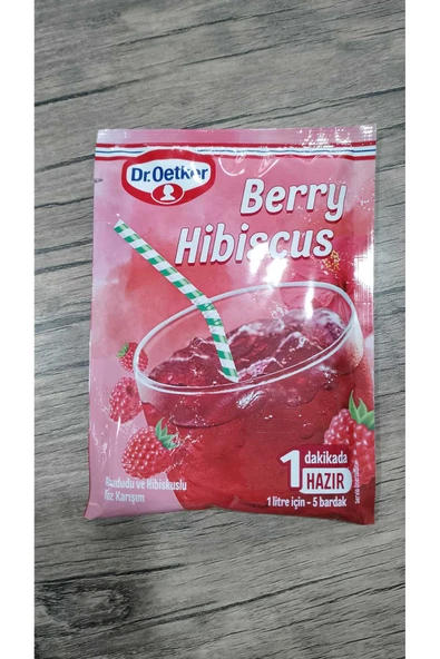 Dr. Oetker Dr.Oetker Berry Hibiskus 90 gr ürün görseli 1