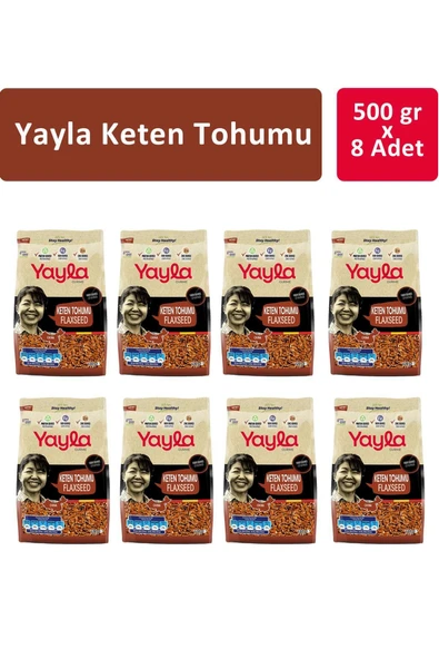 Yayla Gurme Keten Tohumu 500 Gr x 8 Adet ürün görseli 1