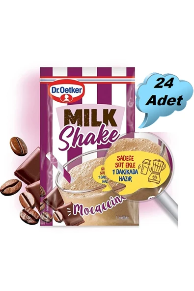 Dr. Oetker Dr.Oetker Milkshake Mocaccino 18 g x 24 Adet ürün görseli 1