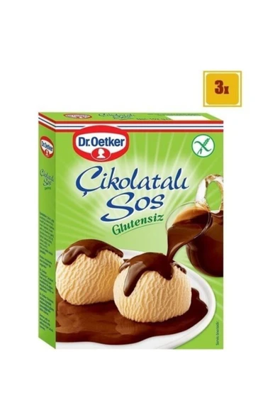 Dr. Oetker Glutensiz Çikolatalı Sos 128 Gr X 3 ürün görseli 1