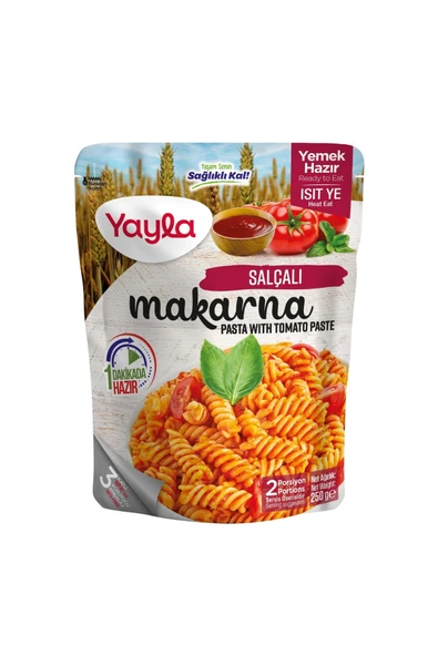 Yayla Yemek Hazır Salçalı Makarna 250 gr ürün görseli 1