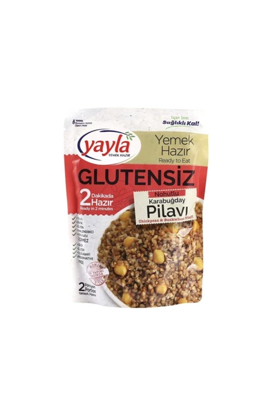 Yayla Yemek Hazır Glutensiz Nohutlu Karabuğday Pilavı 250 gr ürün görseli 1