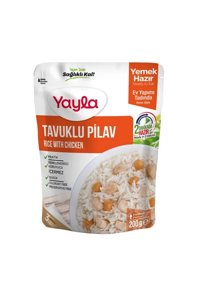 Yayla Yemek Hazır Tavuklu Pilav 200 Gr ürün görseli 1