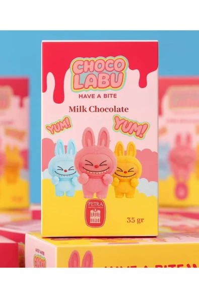 CHOCOLABU Labubu %100 Belçika Çikolatası 35Gr ürün görseli 1