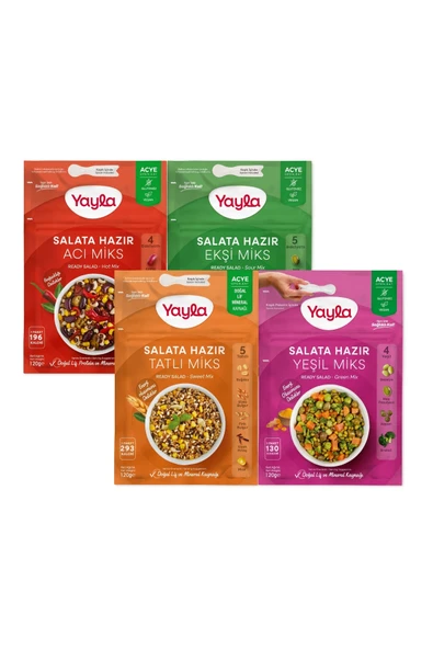 Yayla Salata Hazır 4'lü Karma Paket ürün görseli 1
