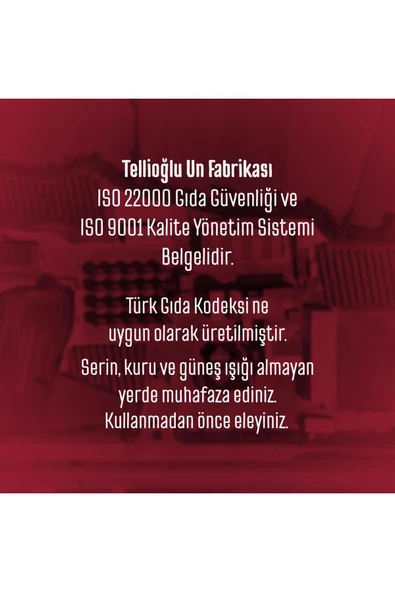 tellioğlu İrmik Semolina 1 KG - Resim 6