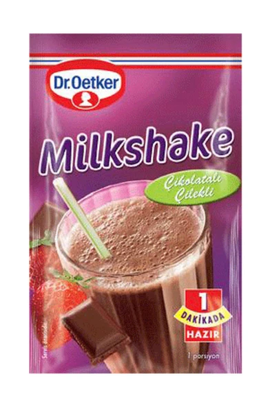 Dr. Oetker Çikolatalı Çilekli Milkshake 30 gr ürün görseli 1