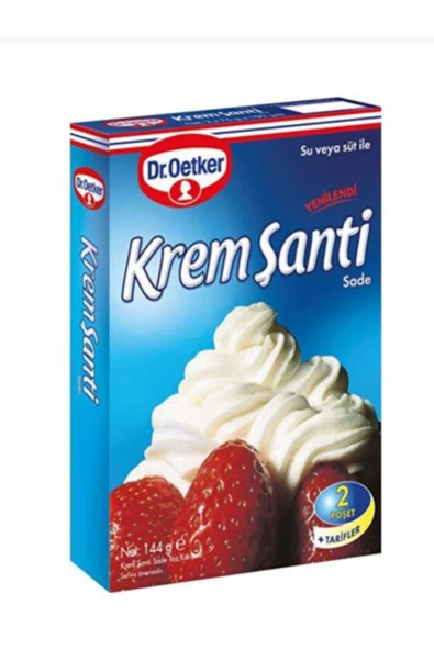 Dr. Oetker Krem Şanti Sade 144 gr ürün görseli 1