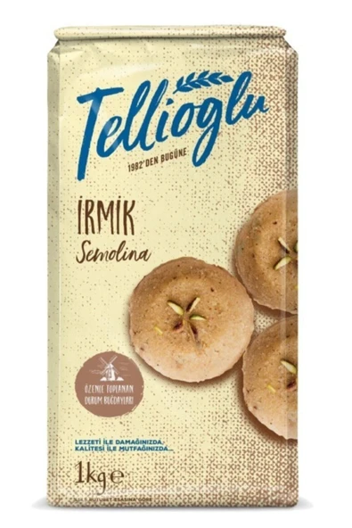 tellioğlu İrmik Semolina 1kg ürün görseli 1