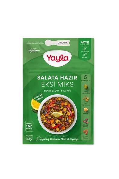 Yayla Salata Hazır Ekşi Miks 120 Gr ürün görseli 1