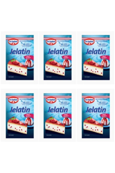 Dr. Oetker Dr Oetker Jelatin 6 Adet ürün görseli 1