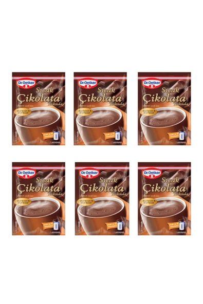 Dr. Oetker Sıcak Çikolata Tadında 6 Paket ürün görseli 1