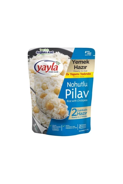 Yayla Yemek Hazır Nohutlu Pirinç Pilavı 250 gr ürün görseli 1