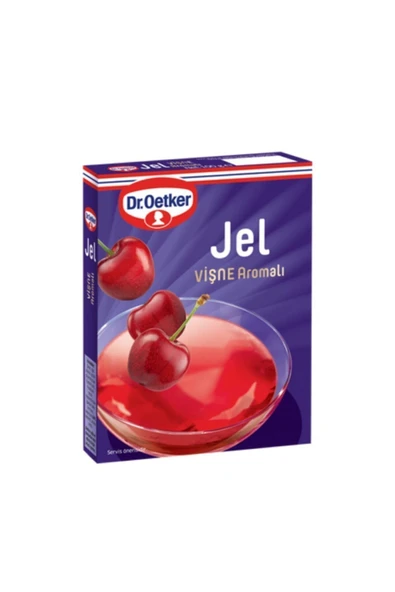 Dr. Oetker Vişne Aromalı Jöle Jel  100 gr ürün görseli 1
