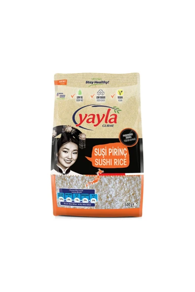 Yayla Gurme Sushi Pirinç 500 Gr ürün görseli 1