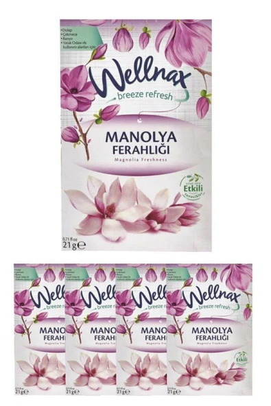 Wellnax Dolap Ve Çekmece Kokusu Manolya Ferahlığı Kesesi X5 ürün görseli 1