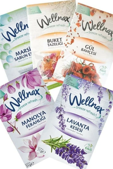 Wellnax Dolap Ve Çekmece Kokusu Karışık Seri X5 ürün görseli 1